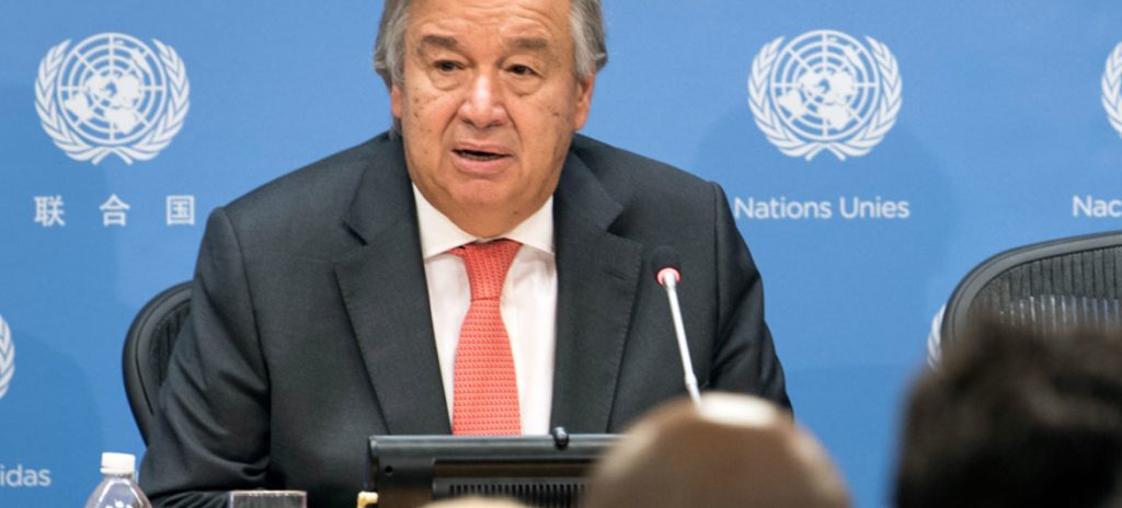 ONU pide alto al fuego mundial inmediato frente al COVID-19