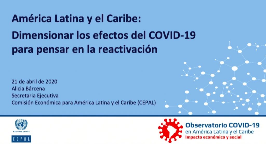 Presentación del informe: Dimensionar los efectos del COVID-19 para pensar en la reactivación