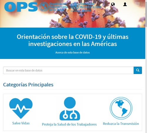 OMS/OPS lanza nueva base de datos sobre orientación e investigación de COVID-19