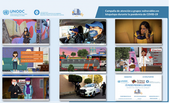 UNODC presenta campaña de atención a grupos vulnerables en Iztapalapa durante la pandemia de COVID-19